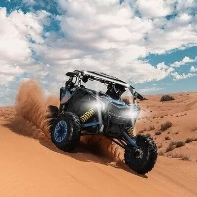 Desert Tour by ATV OR Buggy Self-drive, BBQ Dinner and Camel Ride